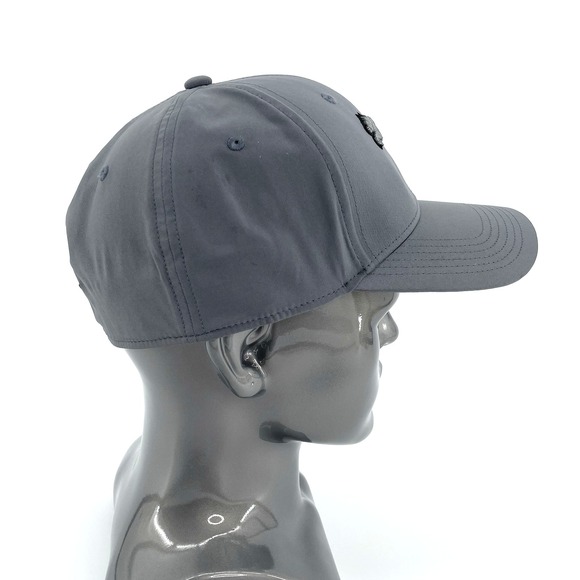Puma Fitted Hat L/XL Gray Silver Cat Logo Golf Training Stretch Cap - Picture 2 of 6